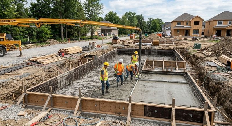 Concrete Installation project example